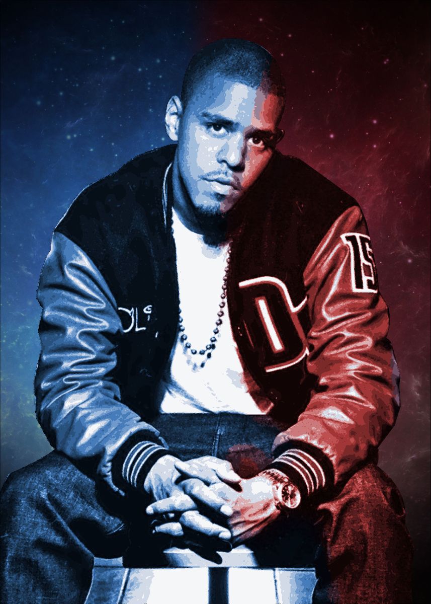 'J Cole' Poster by Miracle Studio | Displate