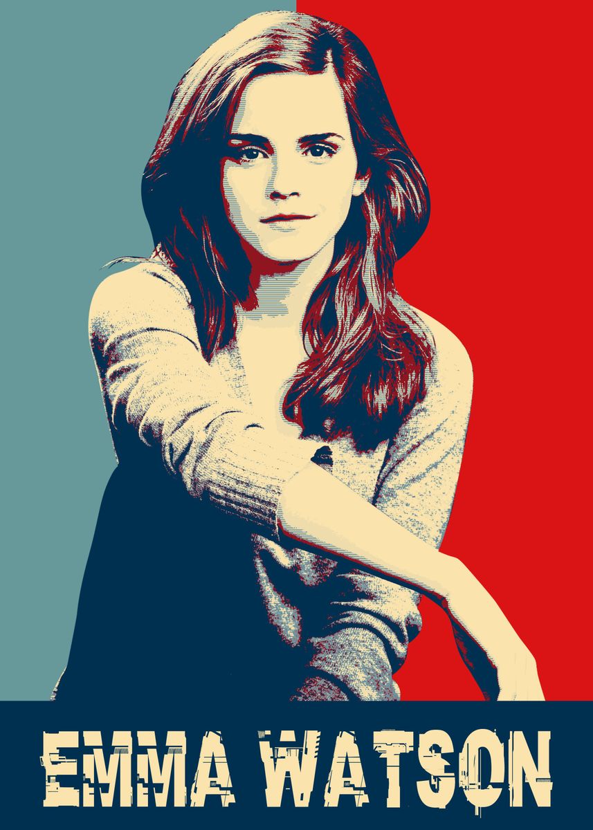 'EMMA WATSON' Poster, picture, metal print, paint by Ignite Colour ...