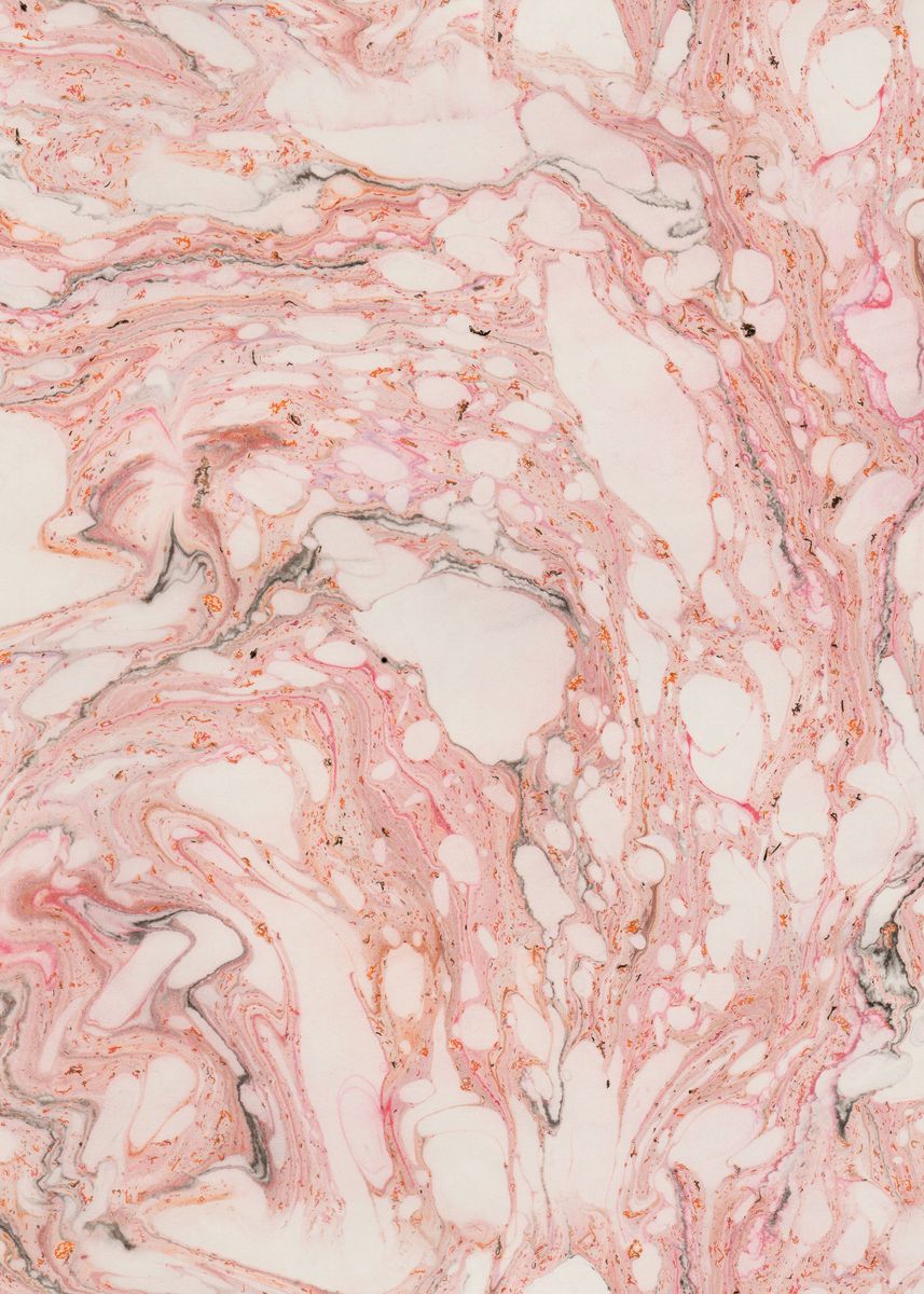 'Pink Marble 04' Poster, picture, metal print, paint by Aloke Design ...