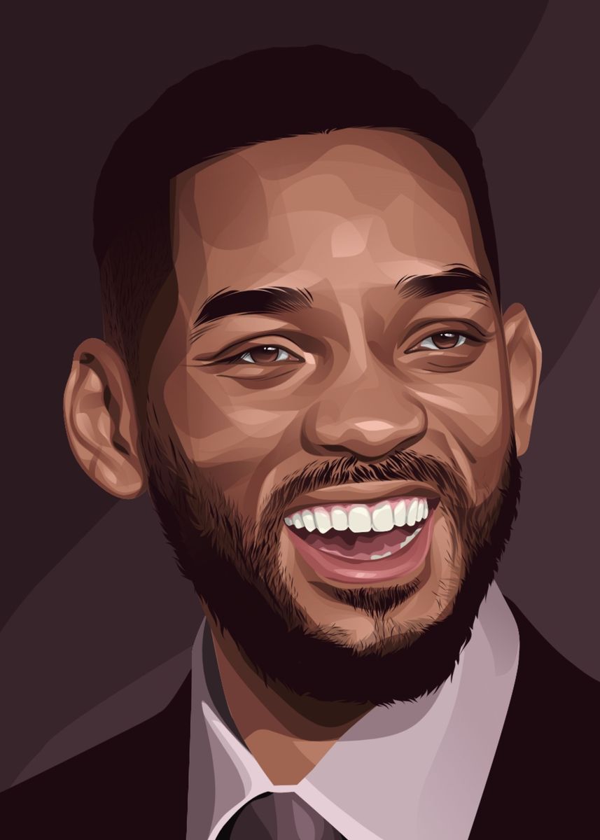 'Will Smith' Poster, picture, metal print, paint by BestArt11 | Displate