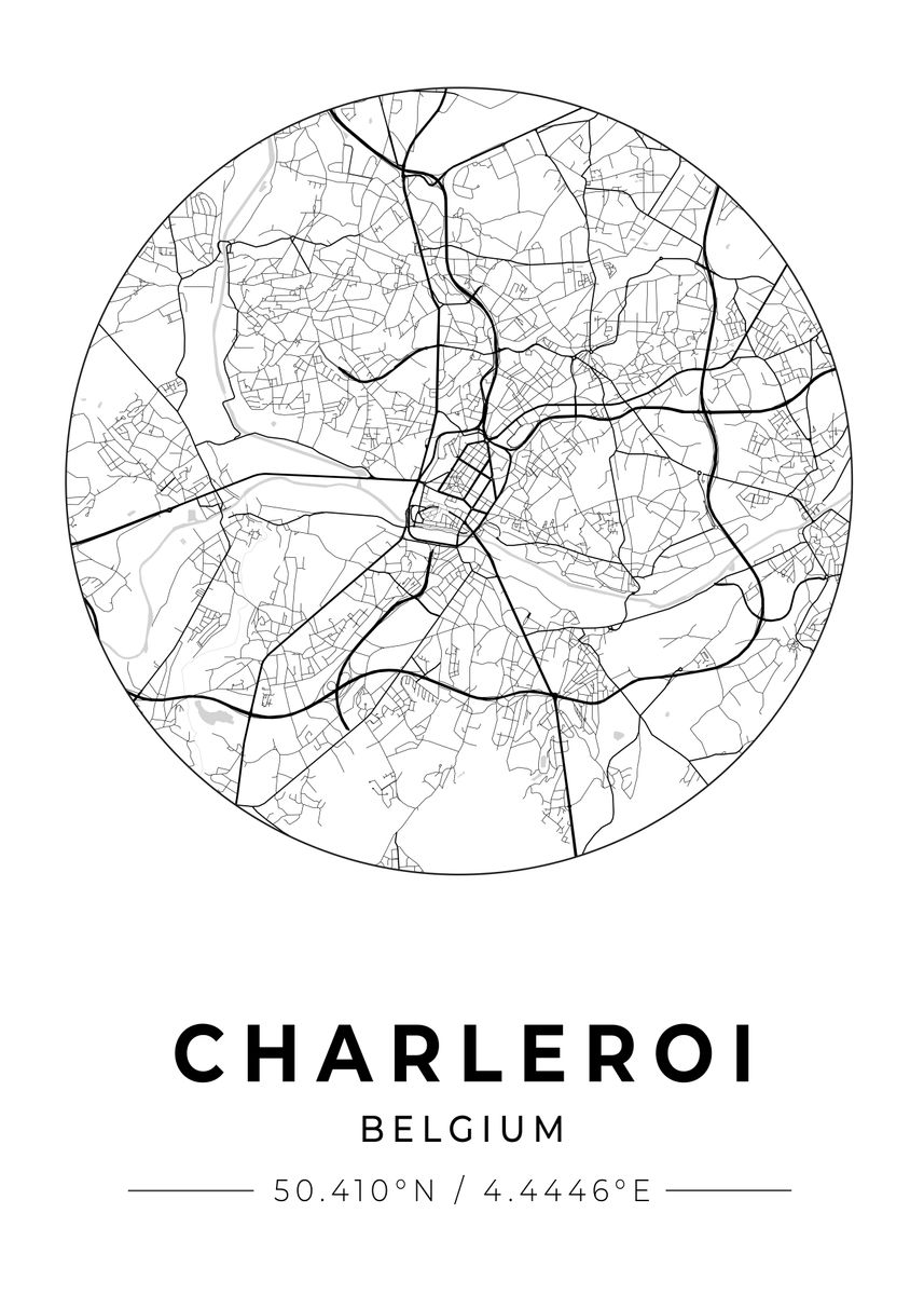 'Charleroi Belgium' Poster by Conceptual Photography | Displate