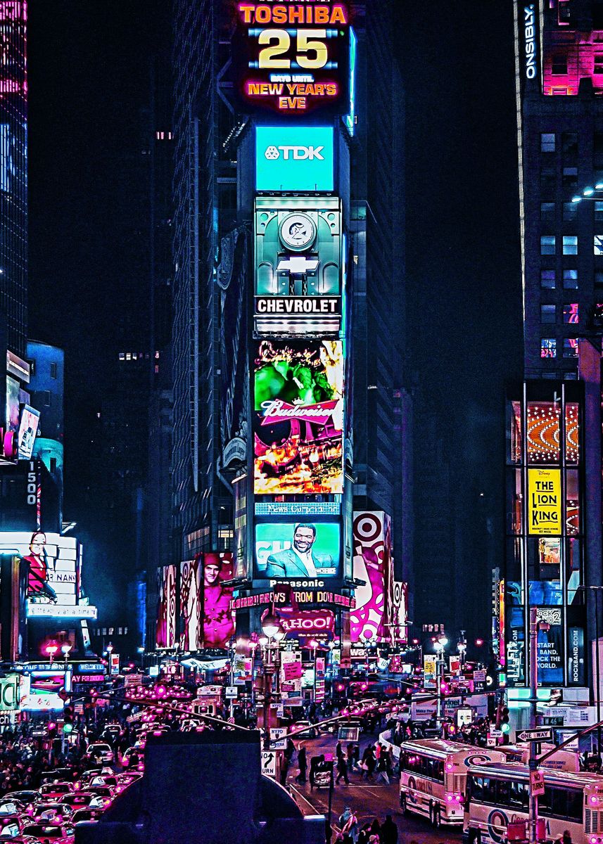 'Busy New York' Poster by Keon Project | Displate