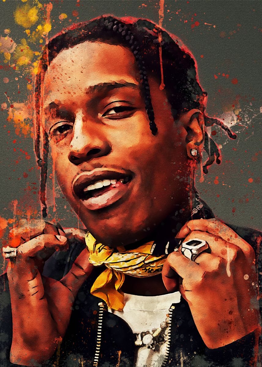 ' ASAP Rocky' Poster by TI KI | Displate