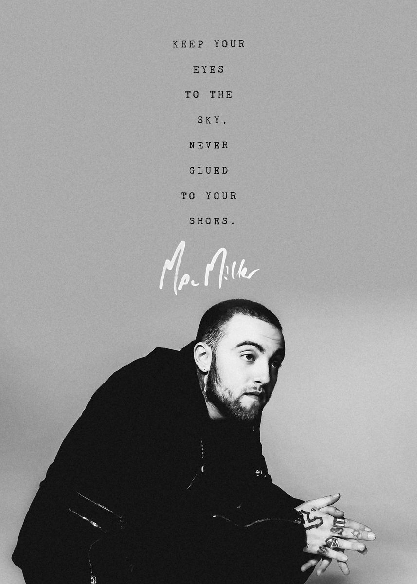 'Music Rapper Mac Miller' Poster by Team Awesome | Displate