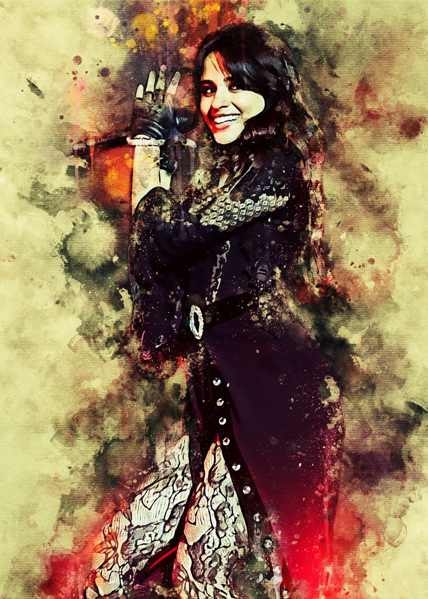 'Camila Cabello' Poster, picture, metal print, paint by SA KE | Displate