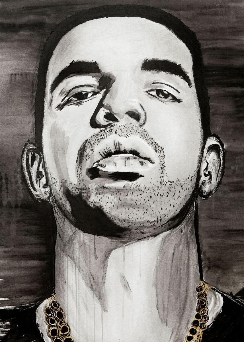 'Drake ' Poster by NK iconic Displate