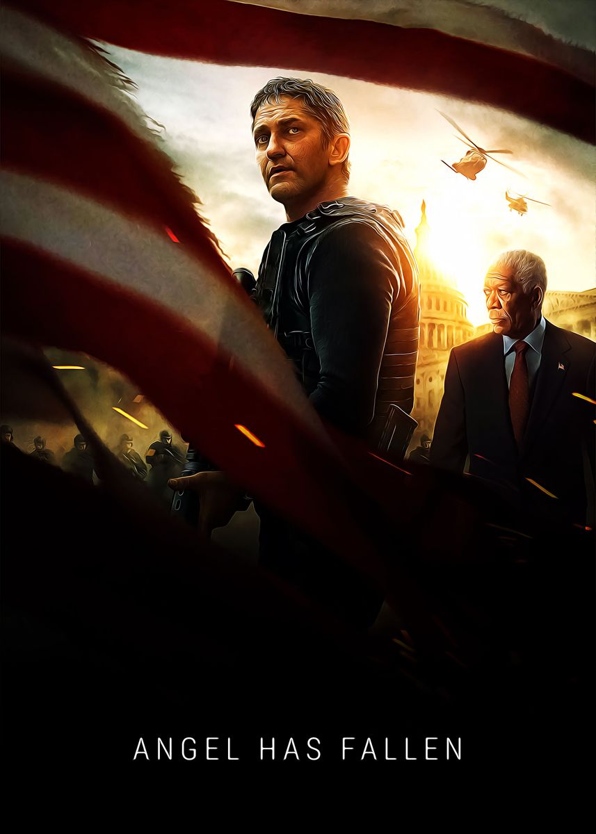 'Angel Has Fallen 2019' Poster by SeeMyArt | Displate