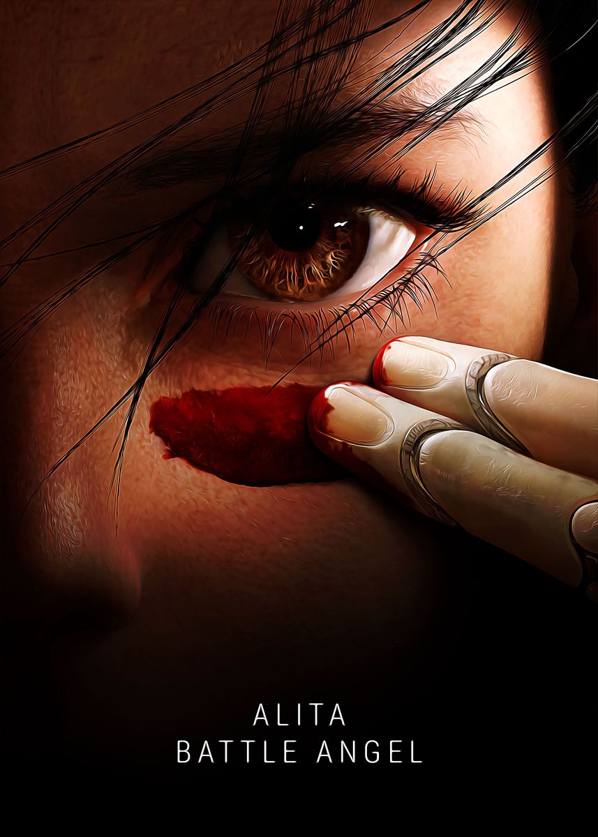 Alita Battle Angel' Poster by SeeMyArt