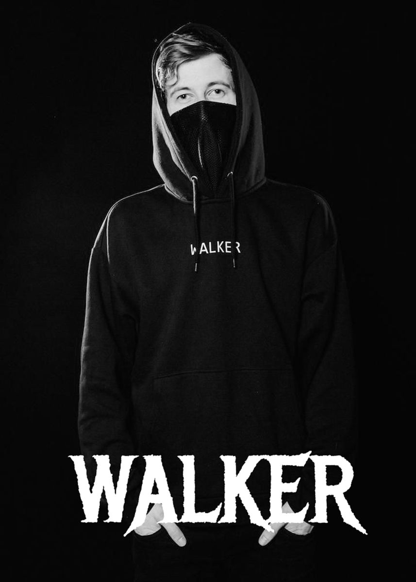 'alan Walker Poster' Poster, Picture, Metal Print, Paint By Graficart 