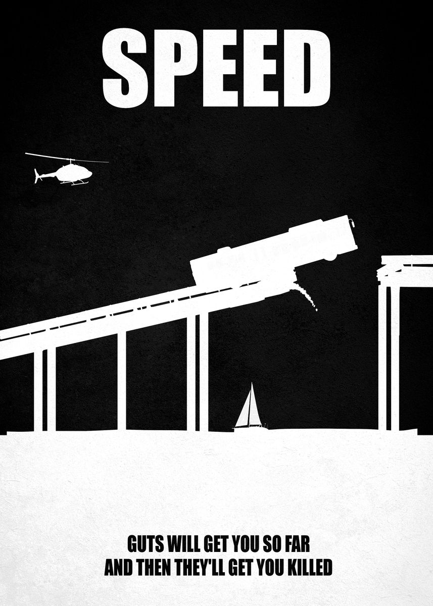 'Speed' Poster, picture, metal print, paint by Graphix | Displate