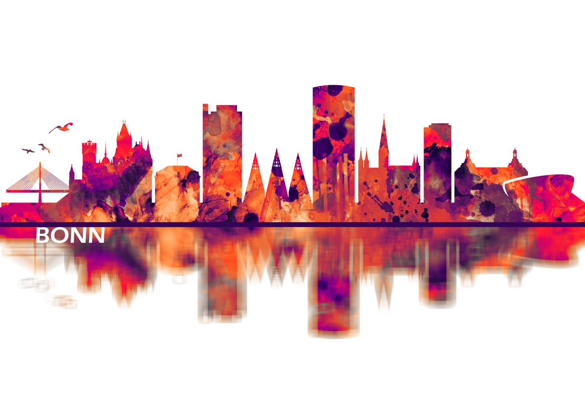 Bonn Germany Skyline Poster By Towseef Dar Displate 