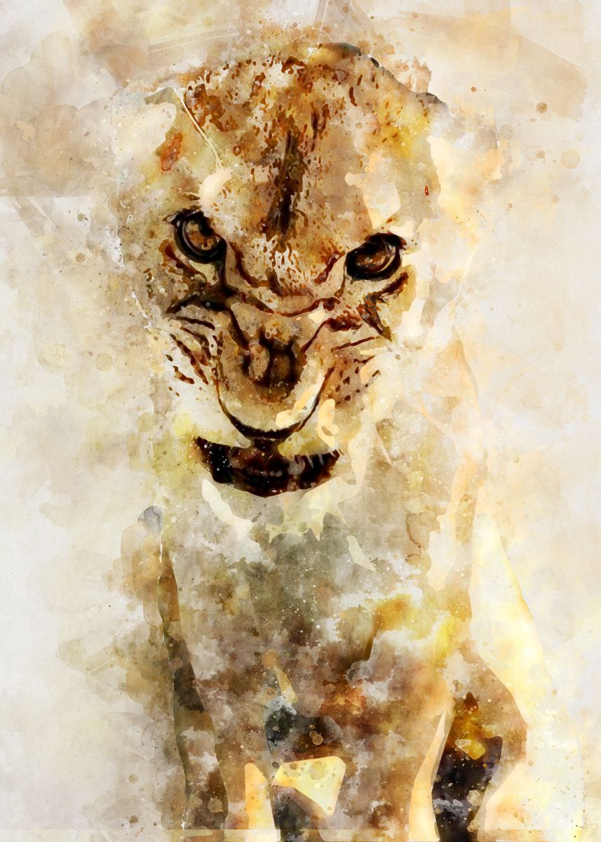 'animal art' Poster by Hafis Displate