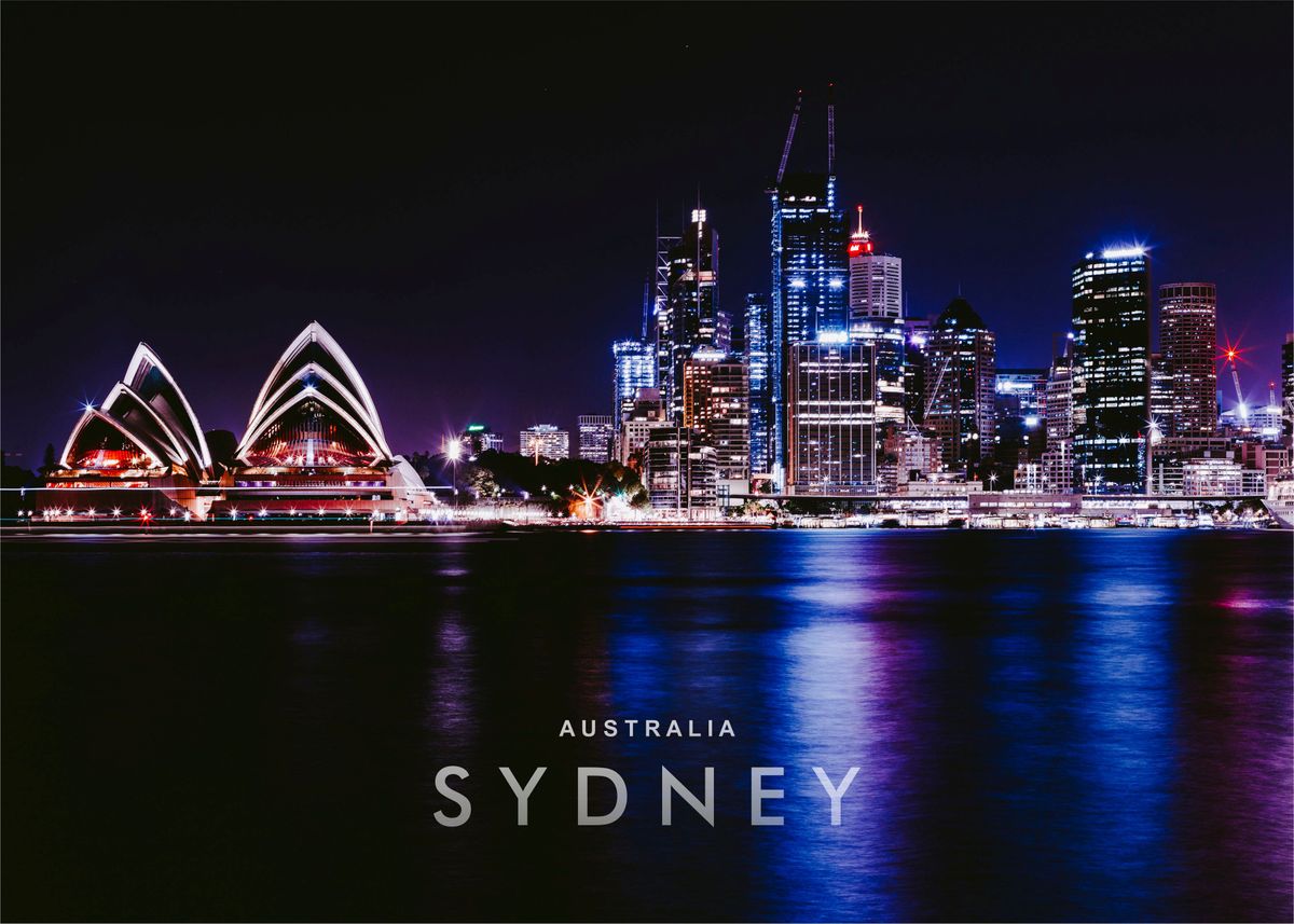 'Sydney Australia' Poster by Ez Photography | Displate
