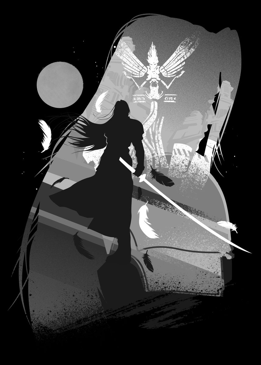 'Villain Sephiroth' Poster by Hyper Twenty | Displate