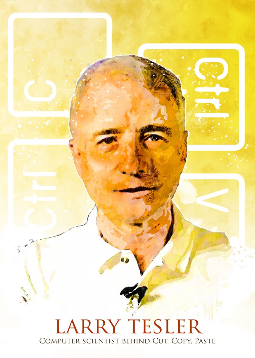 'larry tesler' Poster, picture, metal print, paint by Alternative ...