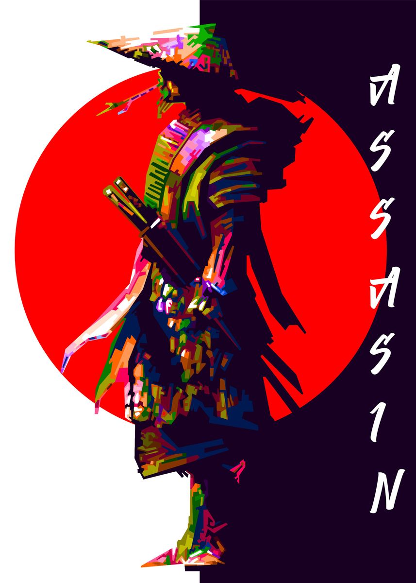 Fanth 'Assain in wpap popart' Poster by Fanth | Displate