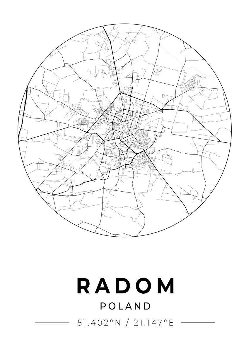 'Radom Poland' Poster, picture, metal print, paint by Conceptual ...