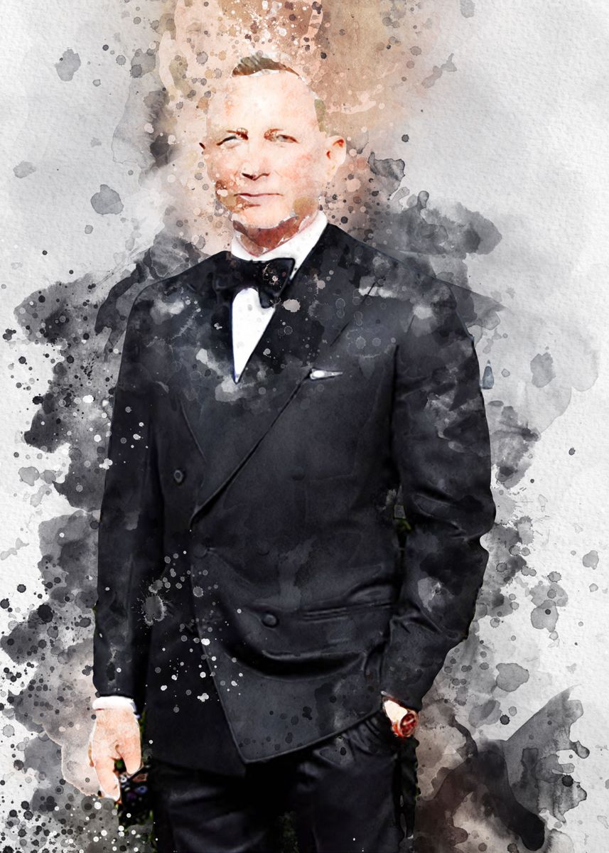 Daniel Craig Poster Picture Metal Print Paint By Alex Mann Displate   9887f3fc62ec17acf0ce722d2616c49e 36efe57ddb2bd52b978d15833e49c2c5 