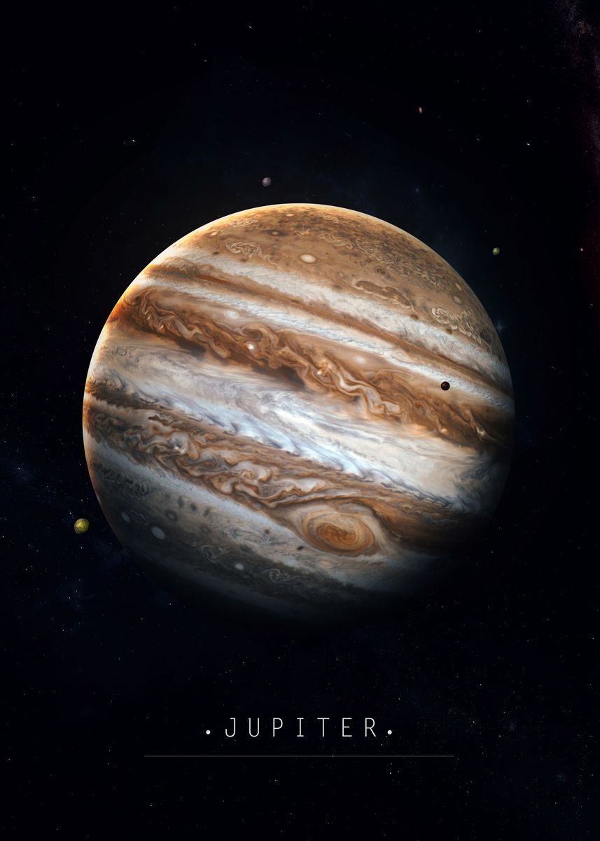 'Jupiter' Poster by Cosmologic Vii  | Displate
