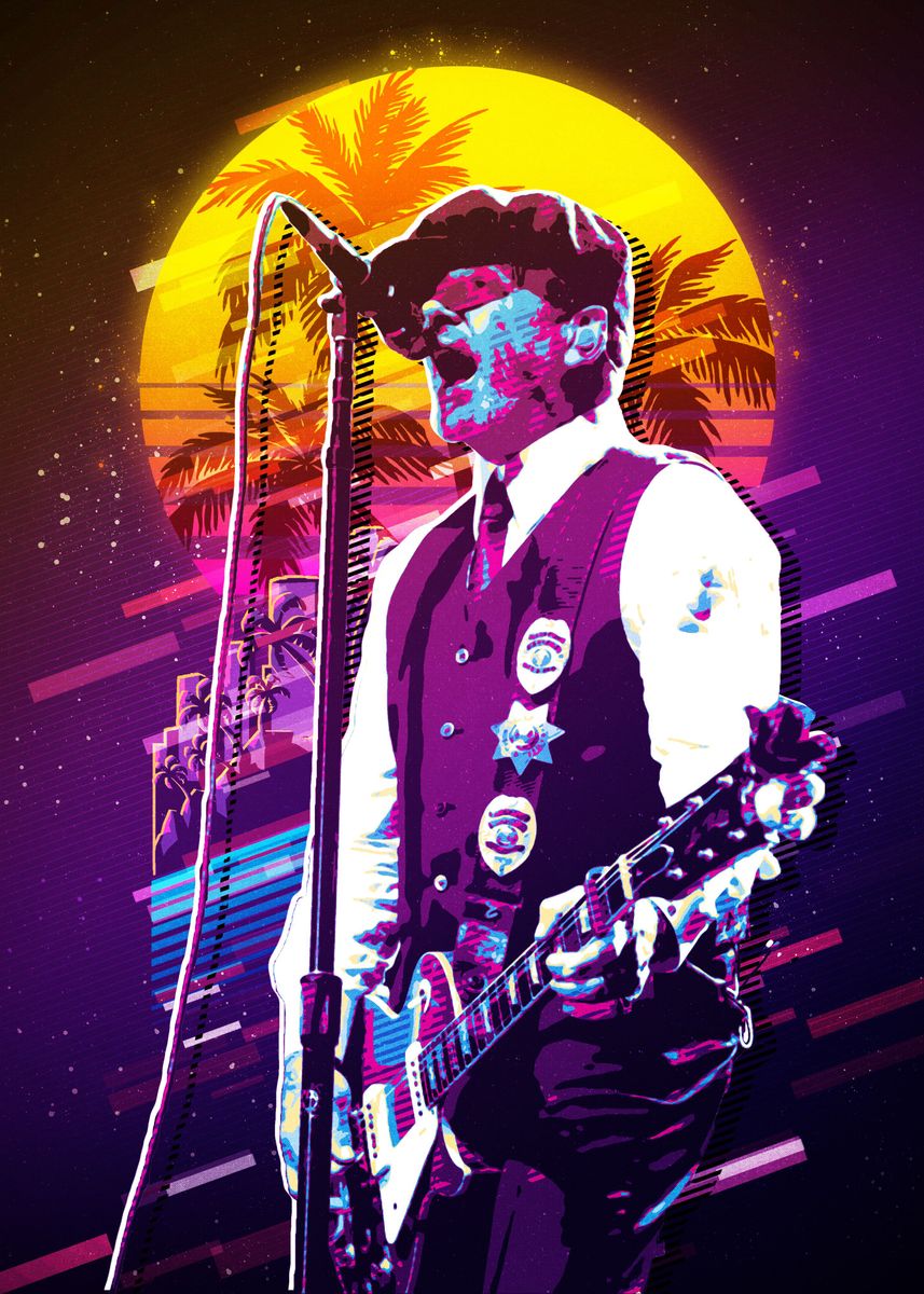 Mike Ness Social Distortio' Poster by The Poster | Displate