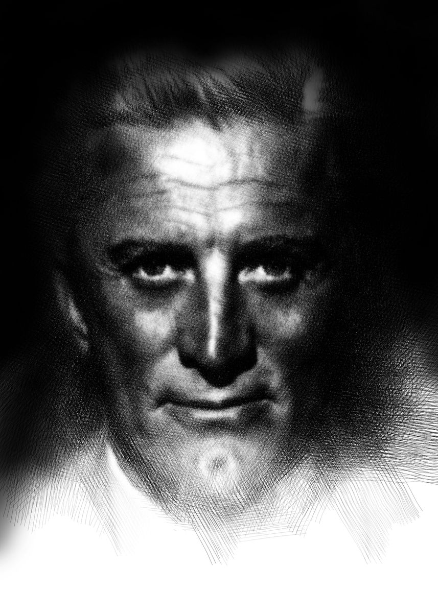 ‘Kirk Douglas’ Poster by Aivaras Grauzinis | Displate