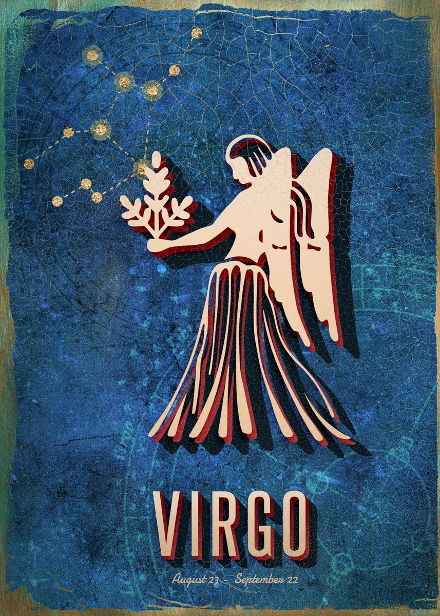 'virgo' Poster, Picture, Metal Print, Paint By Studio Six 