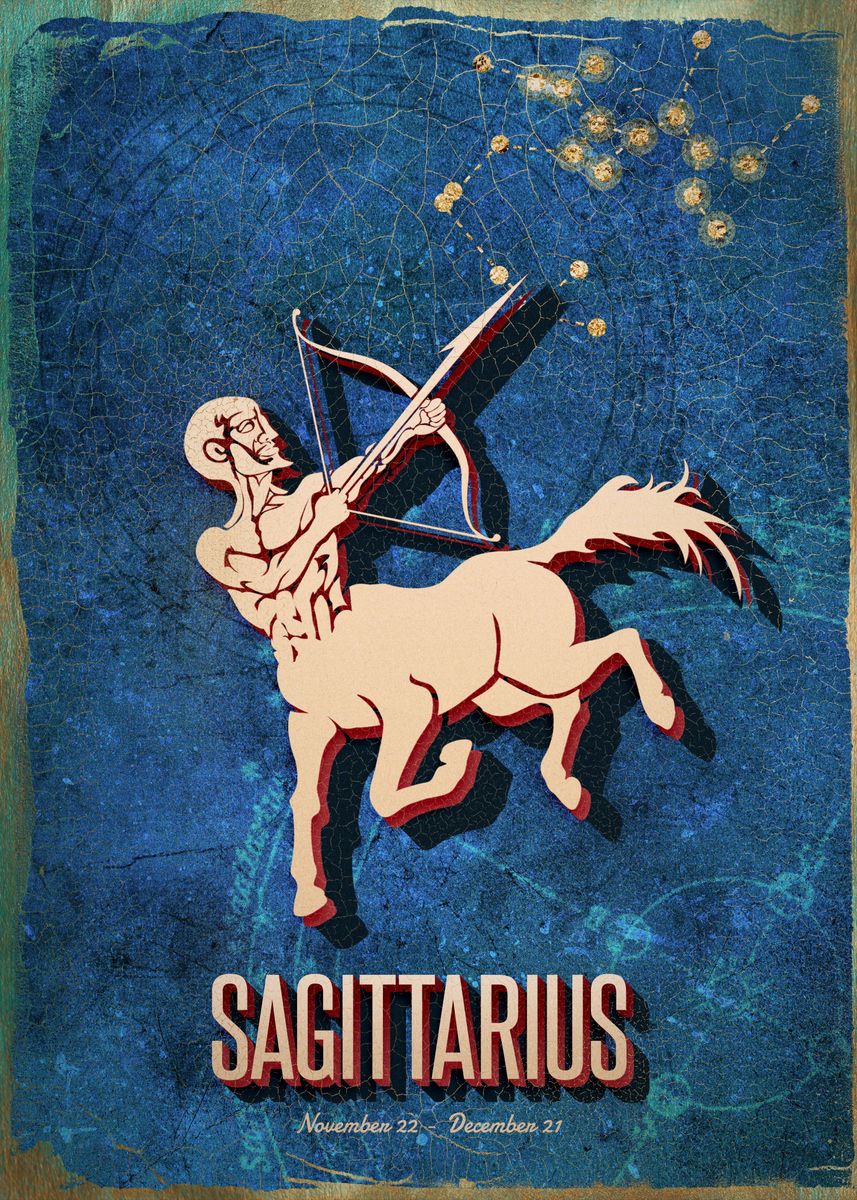 'sagittarius' Poster By Studio Six 