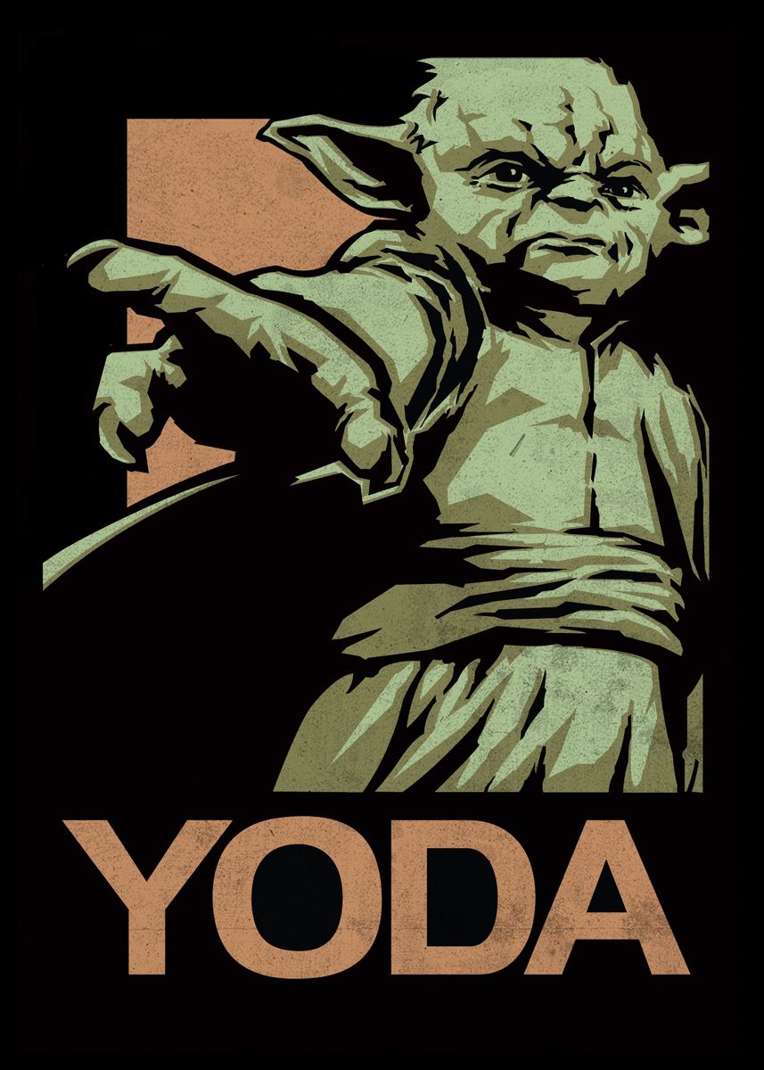'Master Yoda' Poster by Star Wars   | Displate