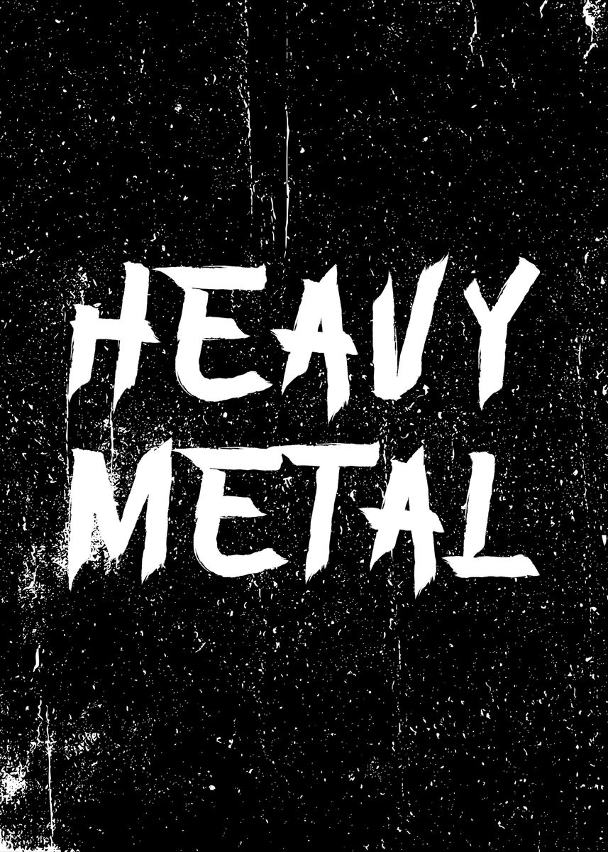 'Heavy Metal ' Poster, picture, metal print, paint by PosterWorld ...