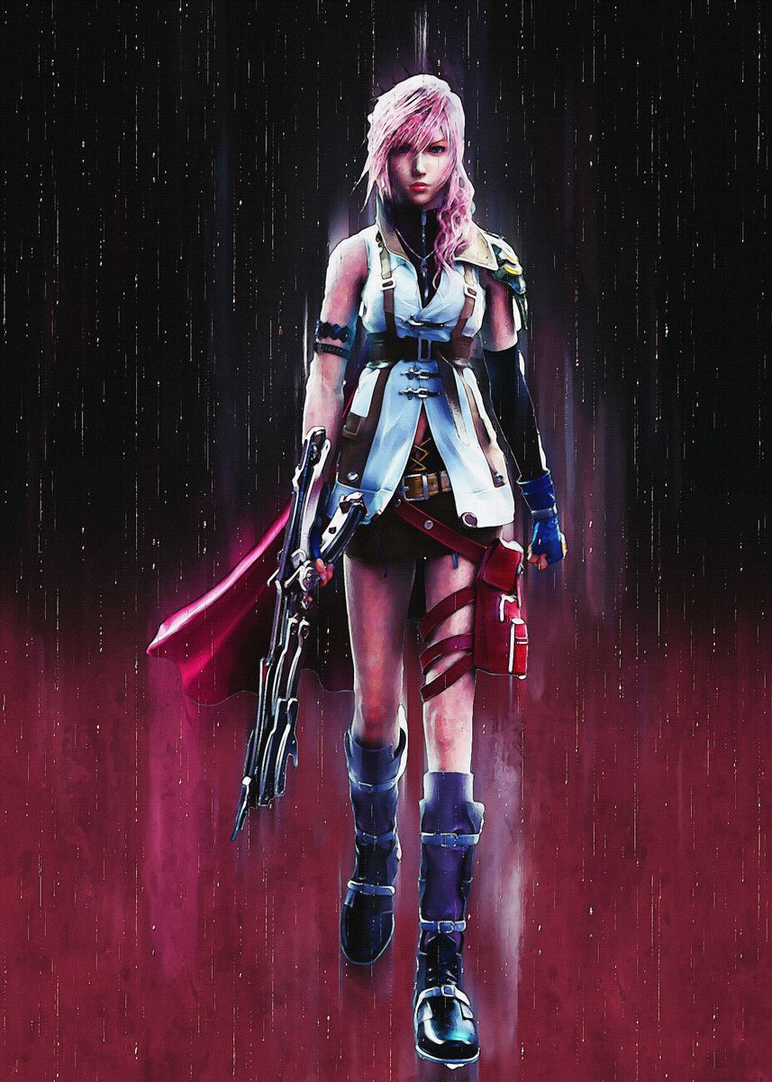 Lightning Claire Farron Poster By The Poster Displate