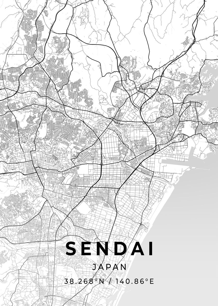 Sendai Japan Poster Picture Metal Print Paint By Conceptual   1e097f49b63b684394c818d3884b6316 6cd1faa039c98c7be6e3617984e34968 