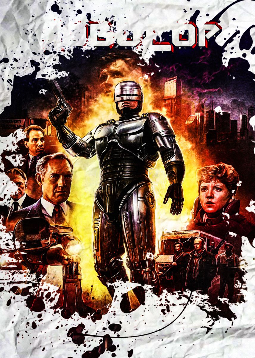 'RoboCop 1' Poster, picture, metal print, paint by Jeffery Anabelle ...