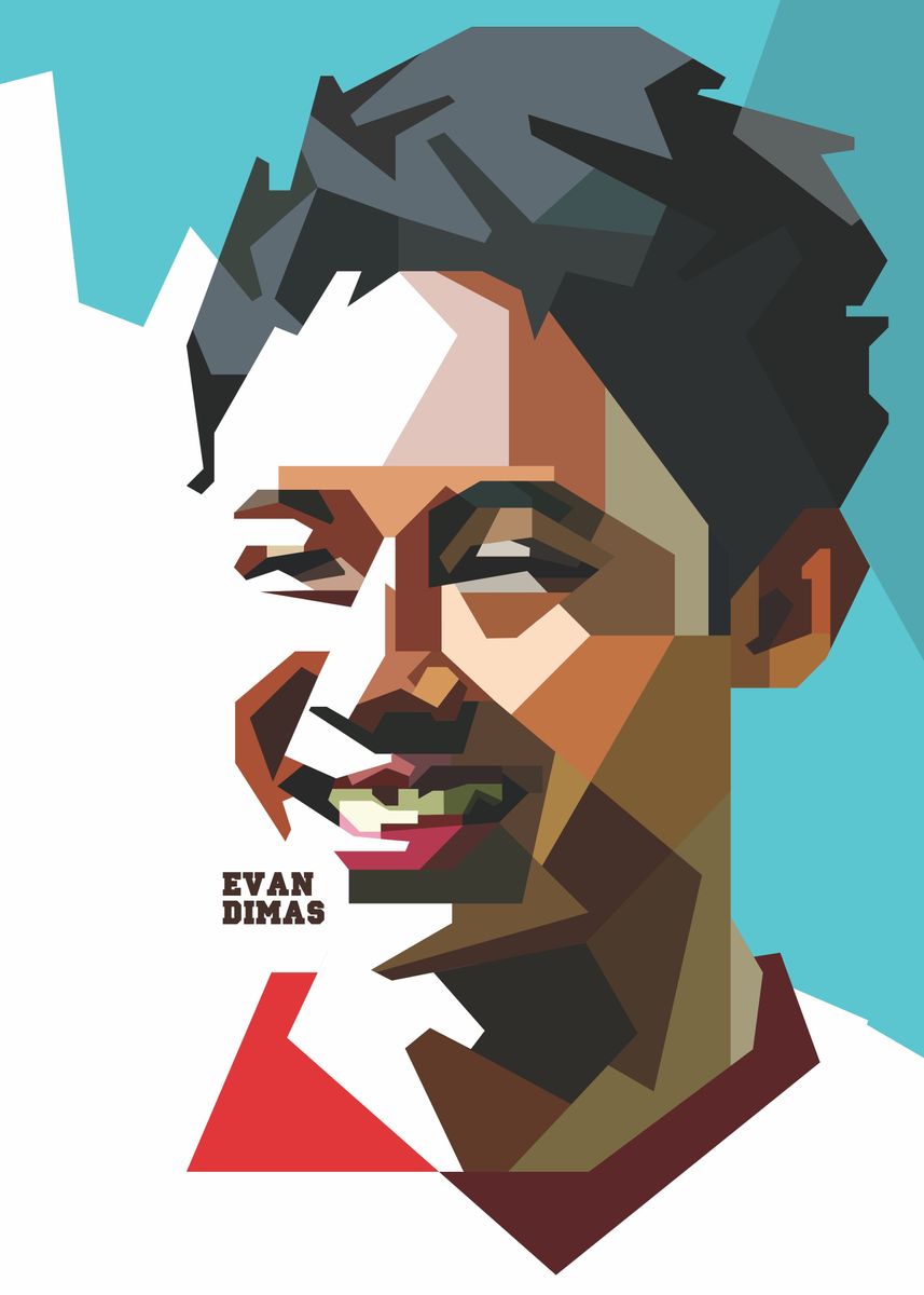 'Evan Dimas' Poster, picture, metal print, paint by rara safembrik ...