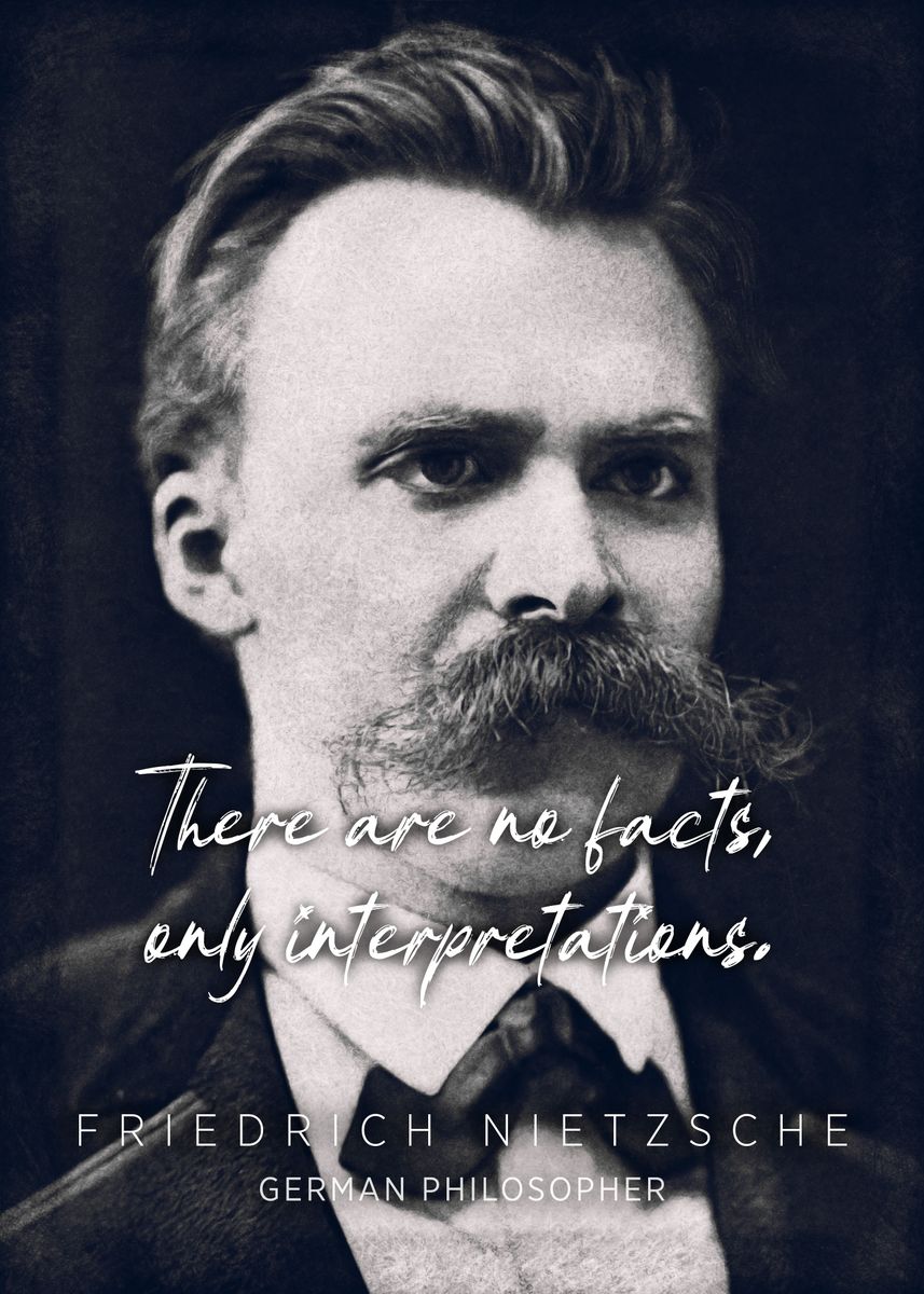 Friedrich Nietzsche Q9 Poster By Quoteey Displate