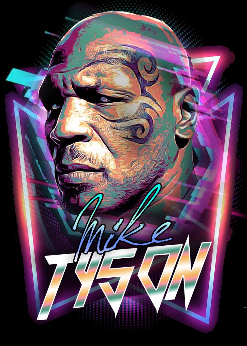 'mike Tyson' Poster, Picture, Metal Print, Paint By Shyndi Wibawa ...