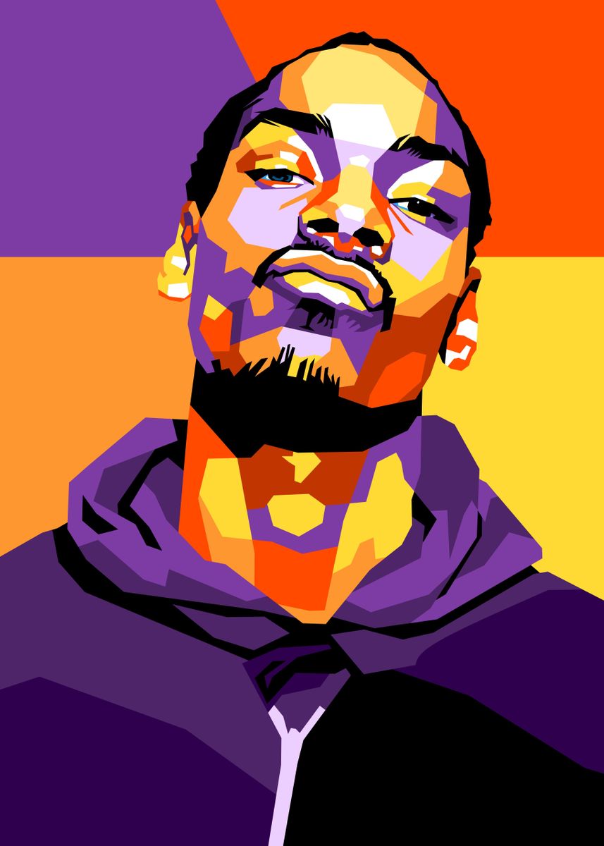 ' Snoop dogg wpap' Poster by Beny Rahmat Mulyadi | Displate