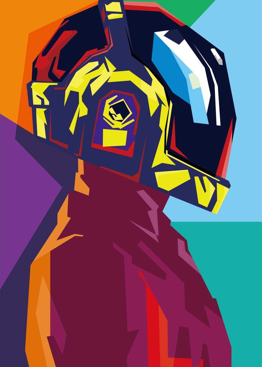 'helmet ' Poster by Diqdo Gustiro | Displate