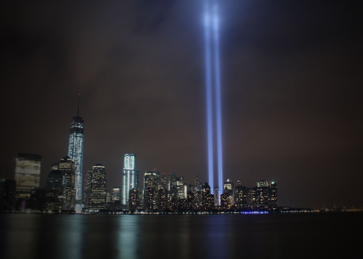'9 11 Tribute in Light' Poster by Marthinus Cordier | Displate