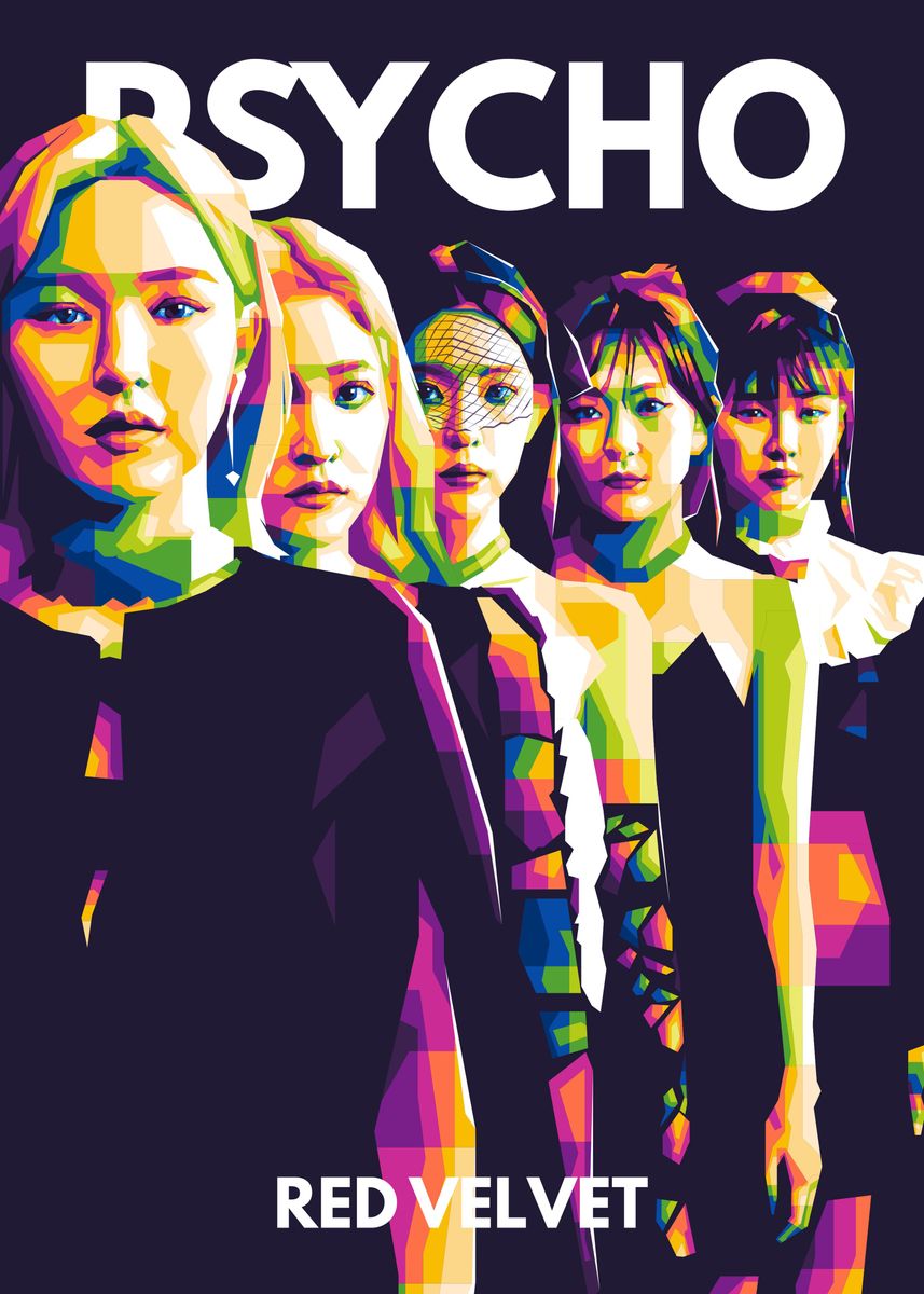 Red Velvet Psycho Album Poster : K Pop Comeback Spotlight ...