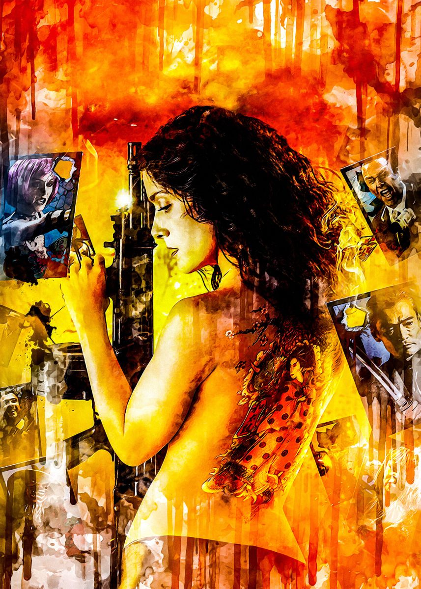 'Everly 2' Poster, picture, metal print, paint by Kaye Luca Displate