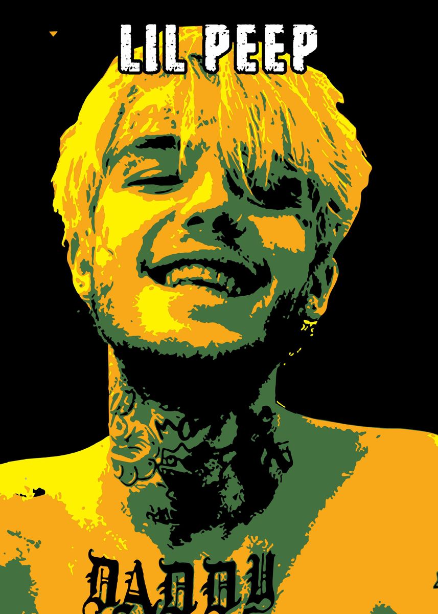 Lil Peep Poster By Taurungka Graphic Design Displate