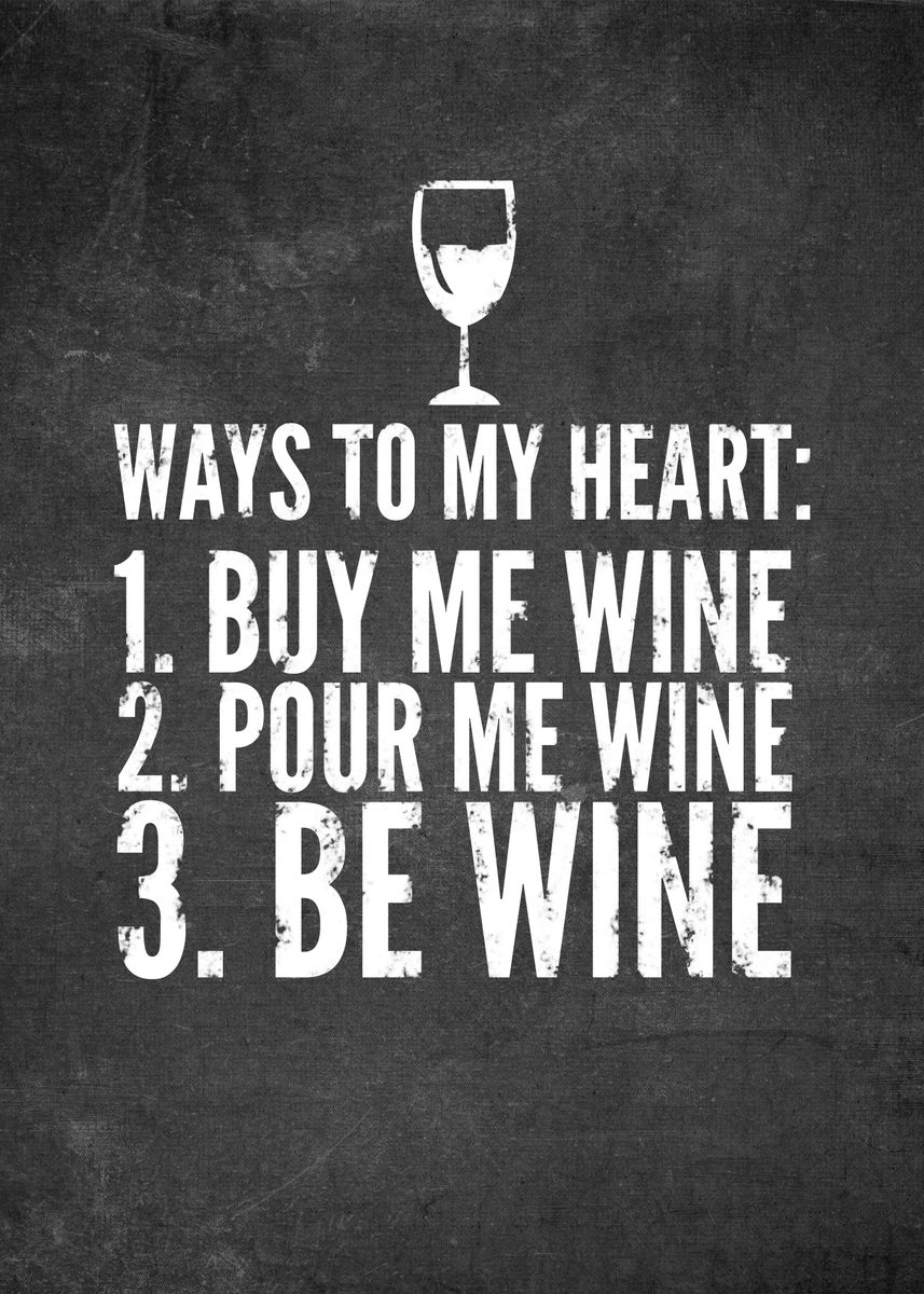 'Wine Lover Funny Gift' Poster by PosterWorld Displate