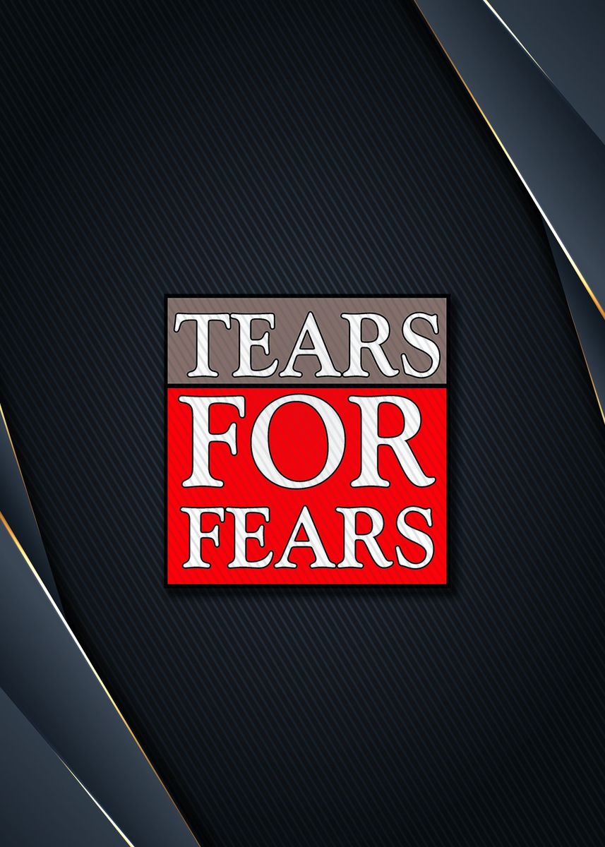 'Tears for Fears' Poster, picture, metal print, paint by Jr Luis Displate