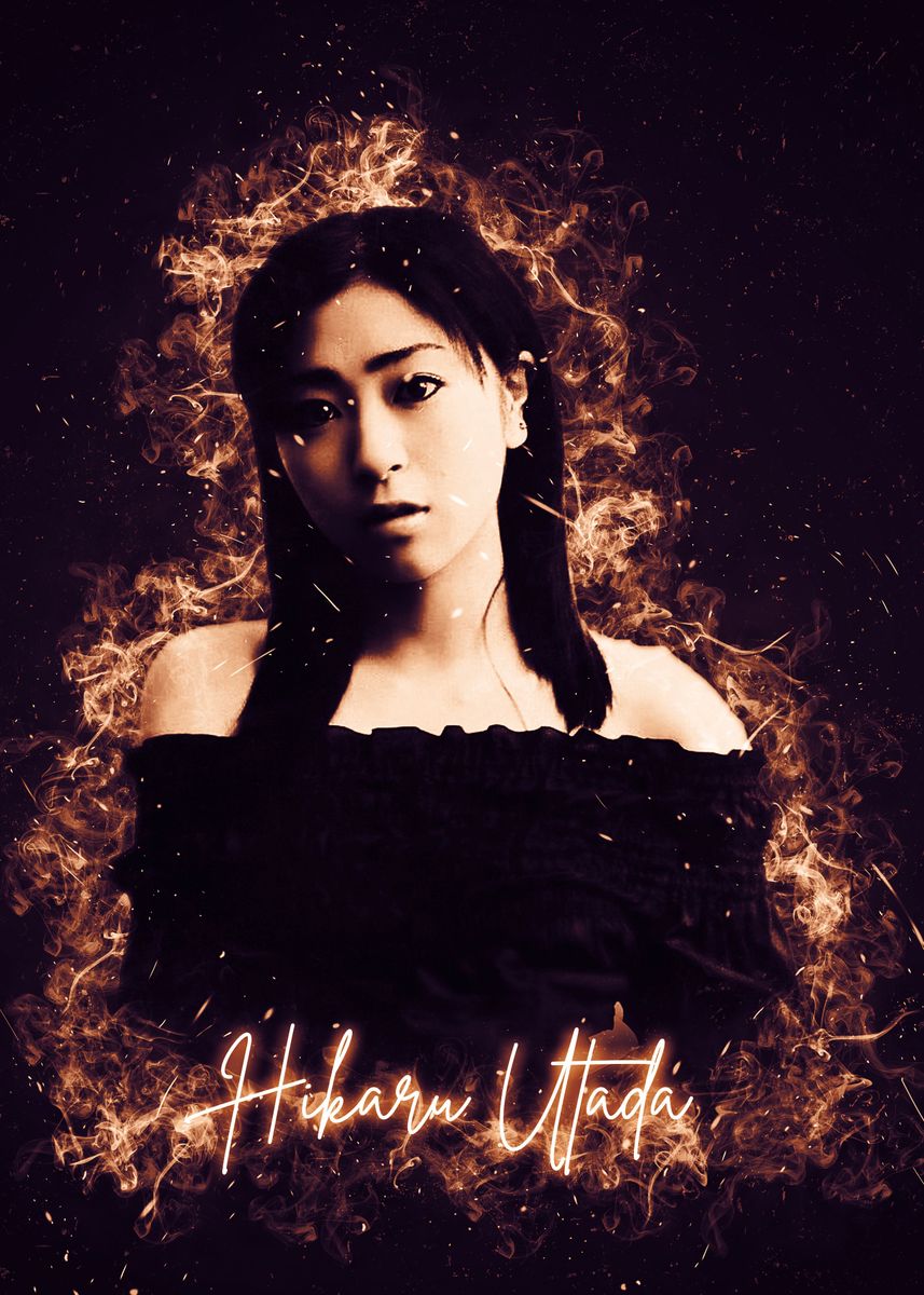 'Hikaru Utada ' Poster, picture, metal print, paint by andims37 Displate
