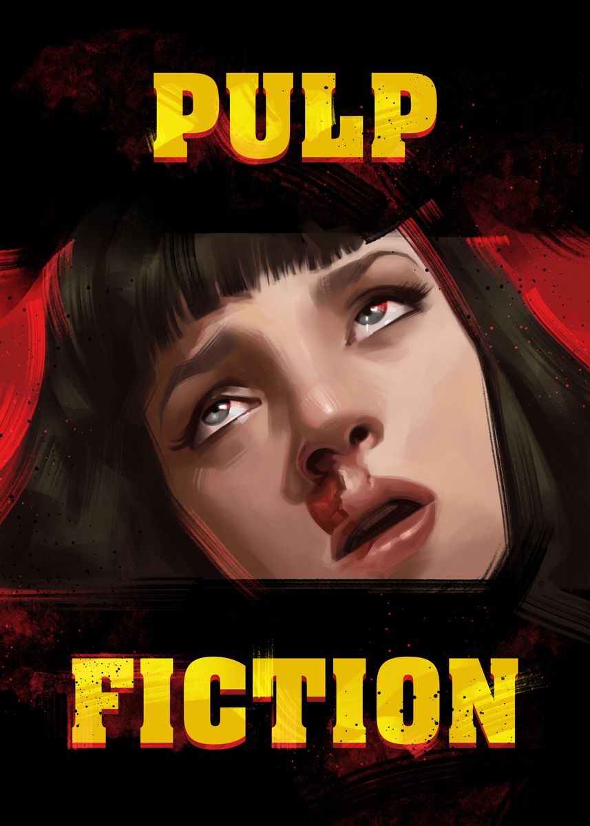 Pulp Fiction print by Nikita Abakumov