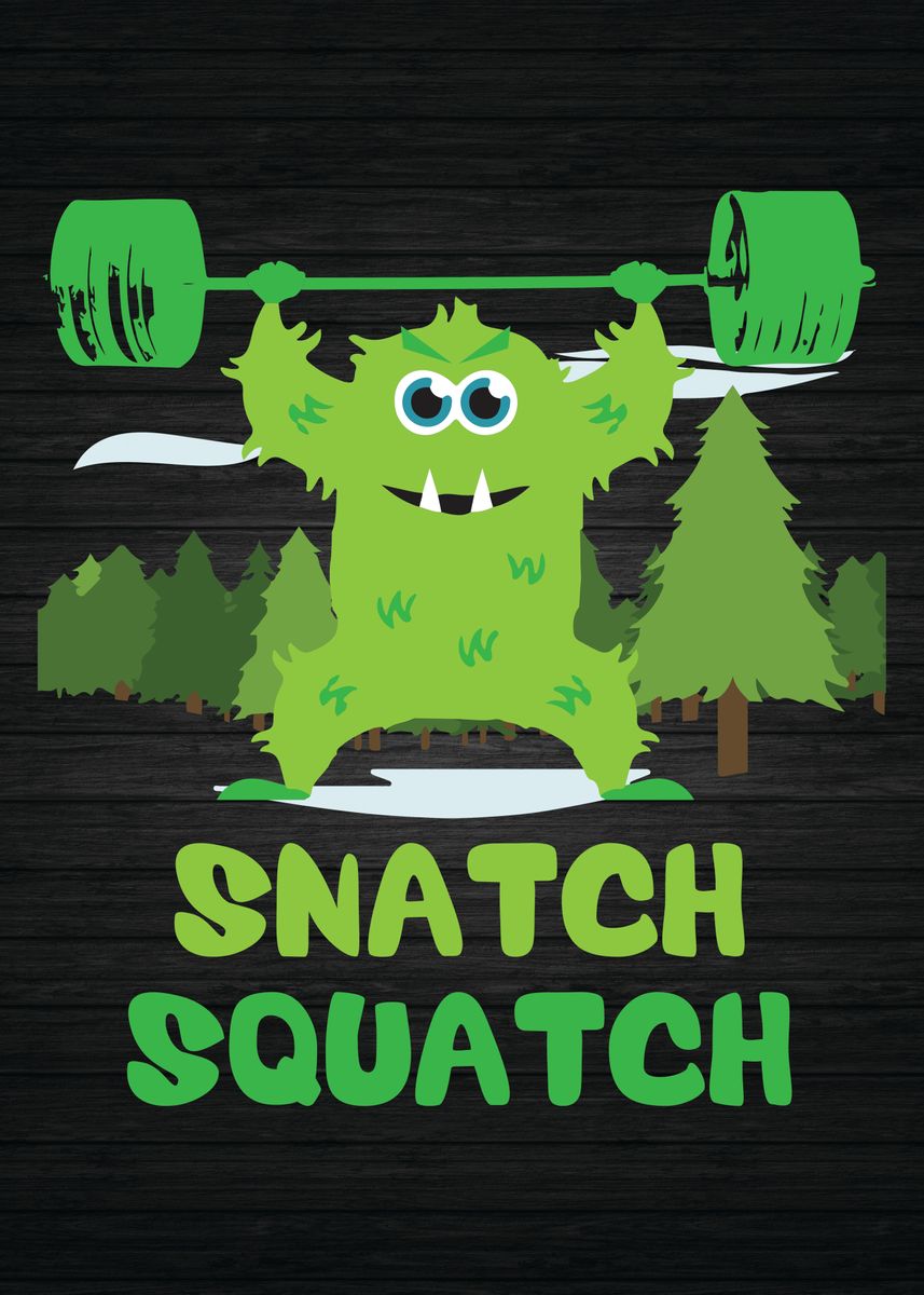 Snatch Squatch' Poster by CHAN | Displate