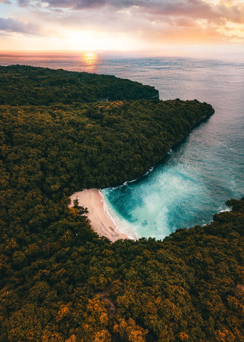 'Big little beach' Poster by Artistic Prints | Displate