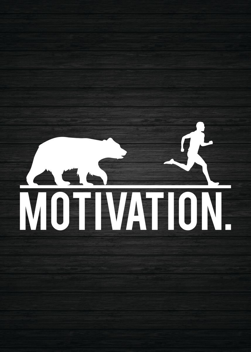 'Motivation For Running' Poster by CHAN  | Displate