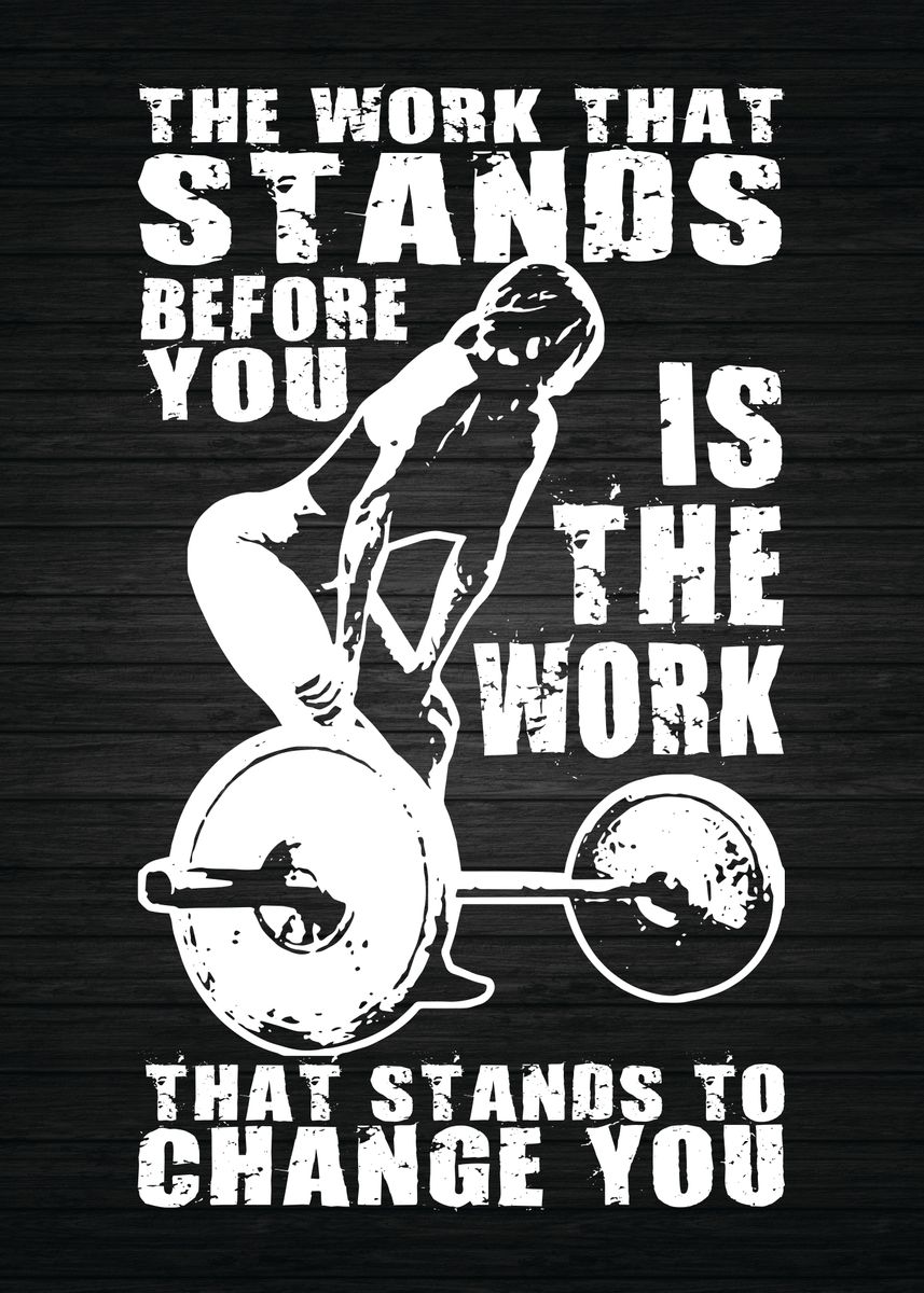 'Womens Gym Motivation' Poster by CHAN Displate