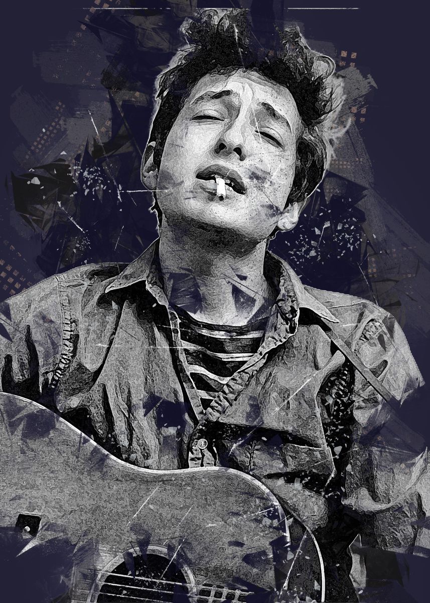 'Bob Dylan' Poster, picture, metal print, paint by Pierre Yeldell ...